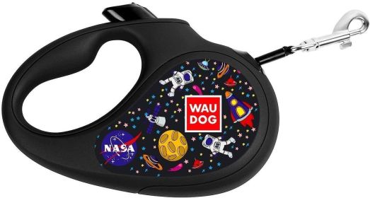Retractable Dog Leash 16 Ft 360° Tangle Free Heavy Duty Pet Walking Leash for M Size for Small Medium Dog or Cat with One Handed Brake Pause Lock NASA