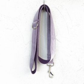 MUTTCO drawstring traction belt set (Option: Light purple Leash-L)