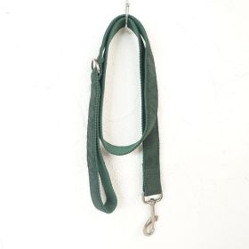 MUTTCO pet collar bow traction set (Option: Green B-L)