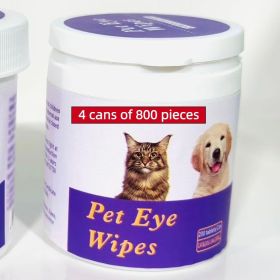 Pet Eye Wipes, 200 Wipes  Can Pet Eye CleaningWipes, Tear Stain Removing Wipe, Pet Eye Wipesfor Dogs And Cats, Pets Eye Wipes, Pet Suppliesgentle (Option: 4pcs)