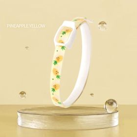 Pet Dog Repellent Collar, Cat Anti-flea Collar, Anti-lice External Neck Collar, Pet Flea Collar (Color: Yellow, Size: L)