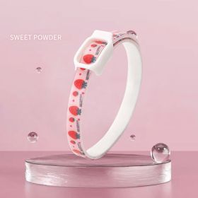 Pet Dog Repellent Collar, Cat Anti-flea Collar, Anti-lice External Neck Collar, Pet Flea Collar (Color: Pink, Size: L)