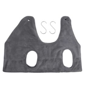 Pet Dog Cat Grooming Hammock Harness Dog Hammock Restraint Bag Helper Breathable Dogs Grooming Trimming Hammock Helper Cats (Color: Gray, Size: M)