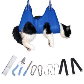 Cute Smart Factory Low Price Comfortable Solid Color Pet Grooming Hammock With Nail,Dog Grooming Hammock Harness (Size: S)