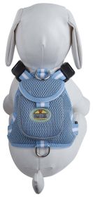 Mesh Pet Harness With Pouch (Size: large)
