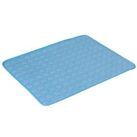 Pet Summer Cat And Dog Sofa Mat (Option: Blue Edging-XL100*70cm)
